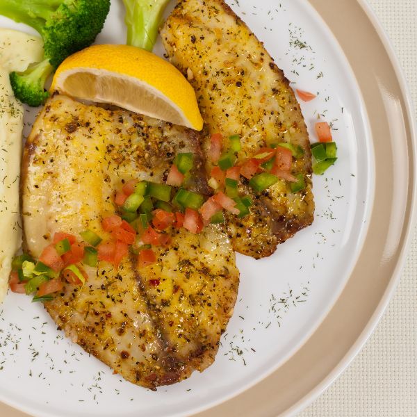 Pan Roasted Tilapia with Tomatillo Salsa | Greater Chicago Food Depository